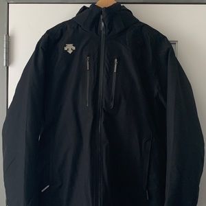 Descente black jacket men’s medium